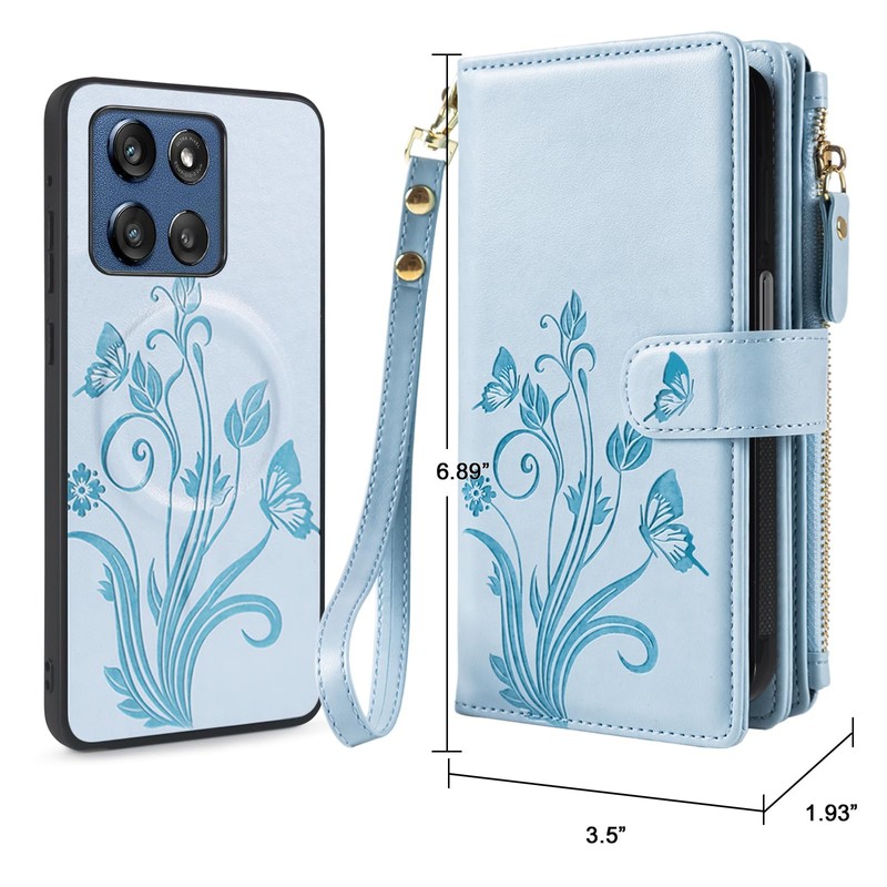 Lacass Compatible with Moto G Stylus 5G 2025/2026 Detachable Wallet