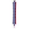 Efalock Professional Cold Rollers 2-Colour Red / Blue Long Pack of 1 (1 x 12 Items)