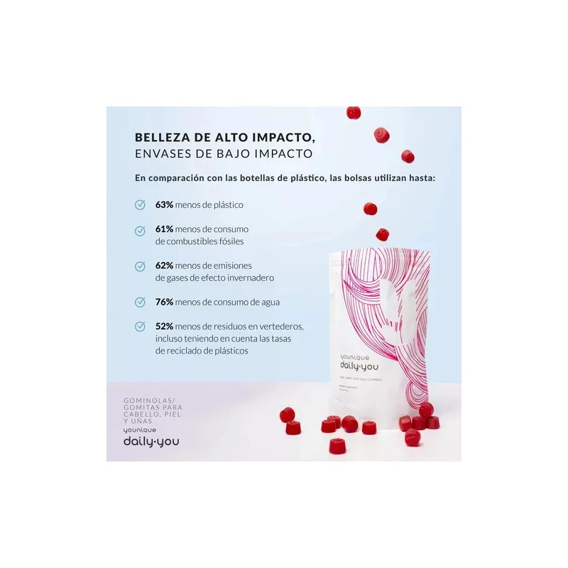 Gomitas Para Cabello, Piel Y Uñas Younique Daily·you