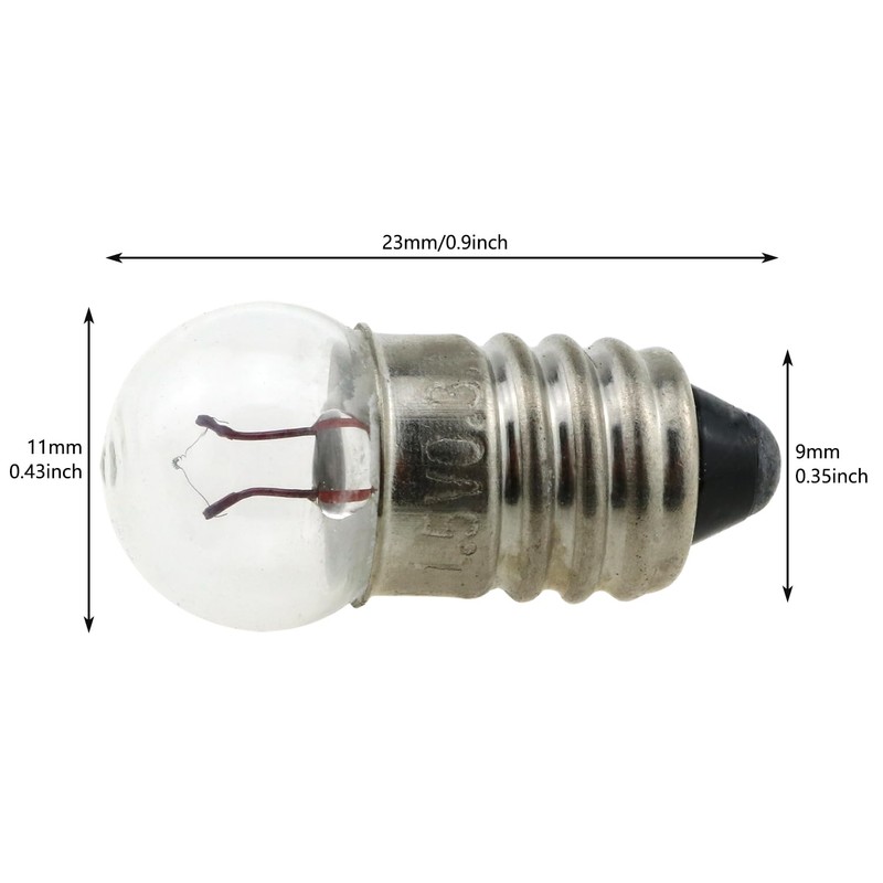 LUORNG Light Bulbs 30pcs Warm White Small Screw Base Light