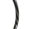 Steering Wheel Emblem Ring Carbon Fiber Look Simple Cool Replacement