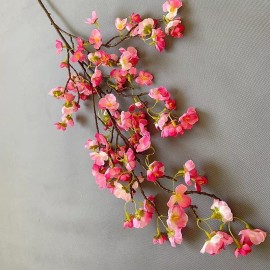 Liven Home & Decor Flor De Cerezo Artificial Rama Decoración Vara Flores 1 Mt