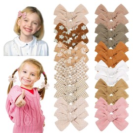 LEIDSANY 24 piezas niñas pelo arcos, bandas de pelo, pinzas para el cabello, accesorios para el cabello para bebés, niñas