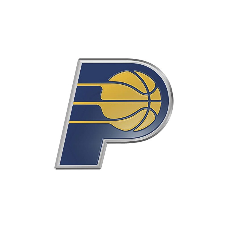 Fanmats 60432: Indiana Pacers Heavy Duty Aluminum Embossed Color Emblem