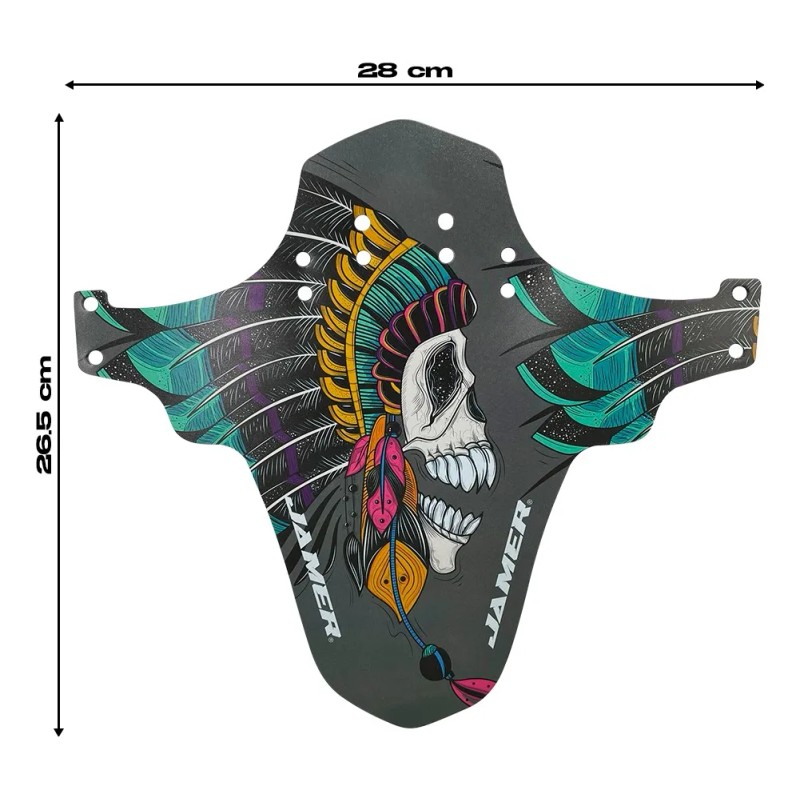 Lodera Delantera Para Bicicleta Mtb Salpicadera Universal Color Apache