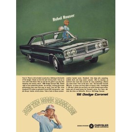 1966 Dodge Coronet - The Dodge Rebellion Metal Sign: 12x16" & Free Shipping