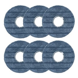 Loszaral 6-Pack C20 Mop Pads Compatible with Eufy Robot Vacuum Omni C20 – Washable Microfiber Mopping Cloth Refills, Reusable Replacement Pads for C20 Omni Floor Cleaner