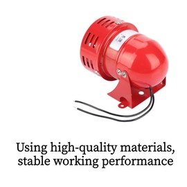 220V 120DB Alarm Buzzer MS-190, Industrial Control Components Buttons and Indicators, Industrial Electronic Wind Screw Motor, High Decibel, Mini Siren Fire