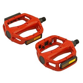 Bike 505 Alloy Pedals 1/2 Red.Bicycle Pedals