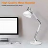 LEPOWER Metal Desk Lamp, Adjustable Goose Neck Architect Table Lamp