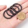 FEGVE Titanium Key Chain Rings Split Rings 4 Pack –