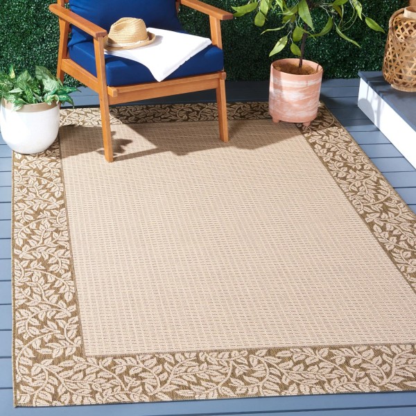 SAFAVIEH Courtyard Adorata Indoor /Outdoor Waterproof Backyard Patio Rug