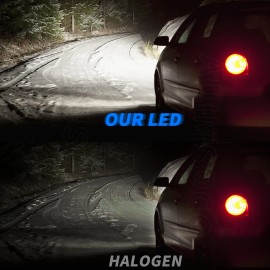 AUIMSOCO For Toyota Highlander 2004-2007 LED Headlight High Low Beam Fog Light Bulbs Kit