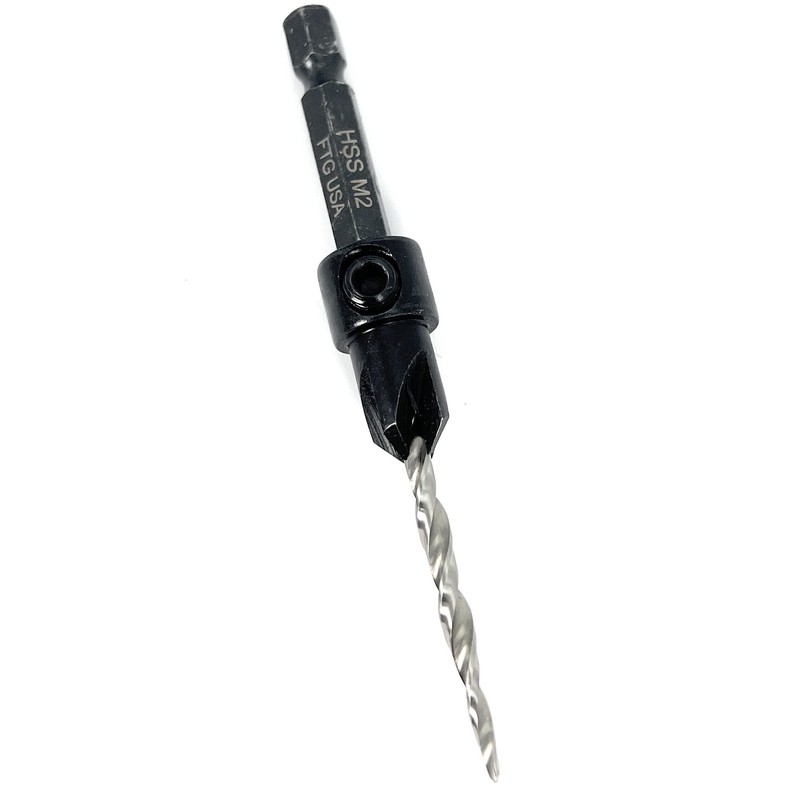 FTG USA Adjustable Wood Countersink Drill Bit #6 (9/64") for