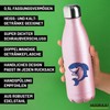 Huuraa Water Bottle Shark Comic Gift 500 ml Pink Stainless