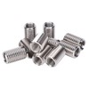 10Pcs Thread Inserts Reducing Nut Repair Tool 303 Stainless Steel