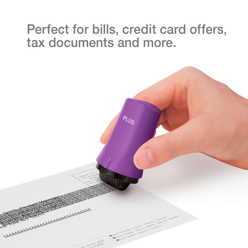 Identity Theft Protection Roller 3-Pack Advanced 2.0 Security Stamp by