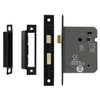 Decoranddecor Bathroom Mortice Lock - 3inch / 76mm - Matt