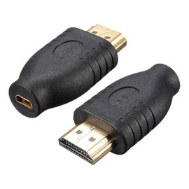 CABLEPELADO Micro HDMI to HDMI Adapter | Universal Micro HDMI Video Adapter | 4K Ultra HD 1080p Full HD | Suitable for Cameras, Notebooks and Tablets