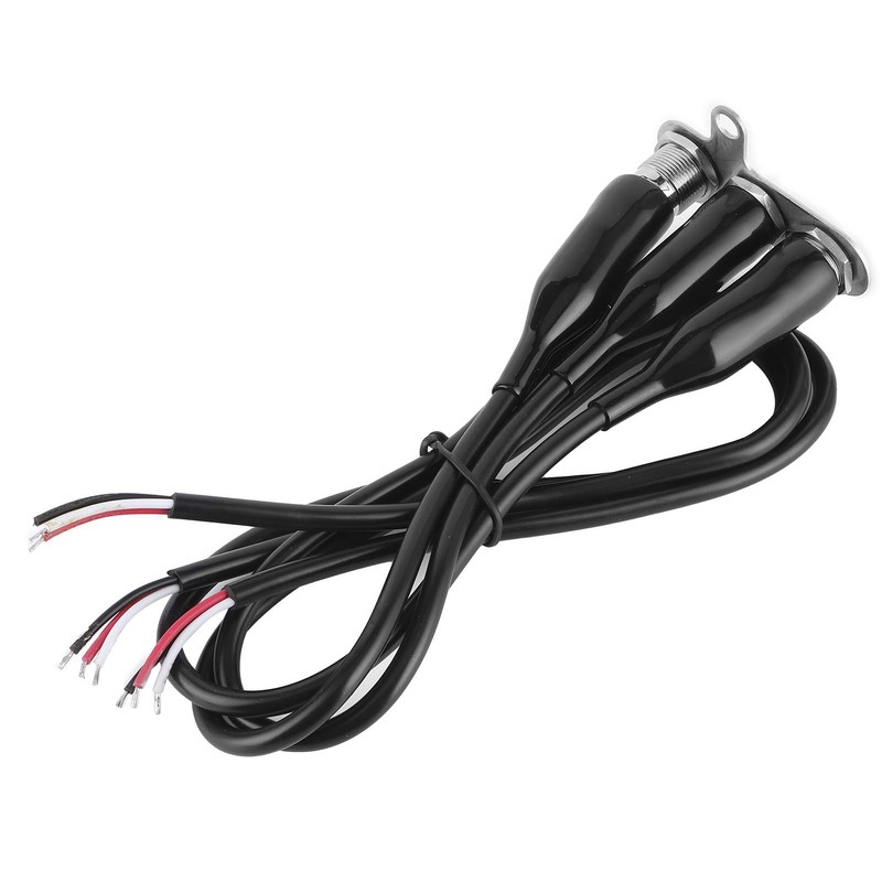 Stainless Steel Motorcycle Handlebar Switch LED Bracket Control Push Button