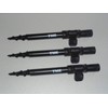 3 x Fishing Spiral Point Easy Screw Banksticks 15cm-25cm. 16mm