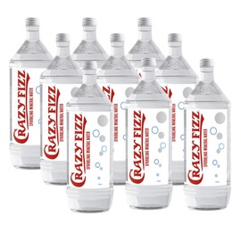 Crazy Water Famous Mineral Water Natural Minerals From Various Depths (Pack of 9, Fizz)