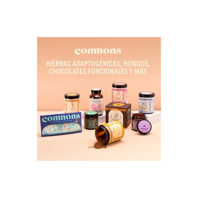 COMMONS Adaptógenos Tulsi 100% Orgánico Suplemento Natural Té de Albahaca