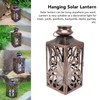 LED Solar Lantern Outdoor Hanging Hollow Out Butterfly Solar Light
