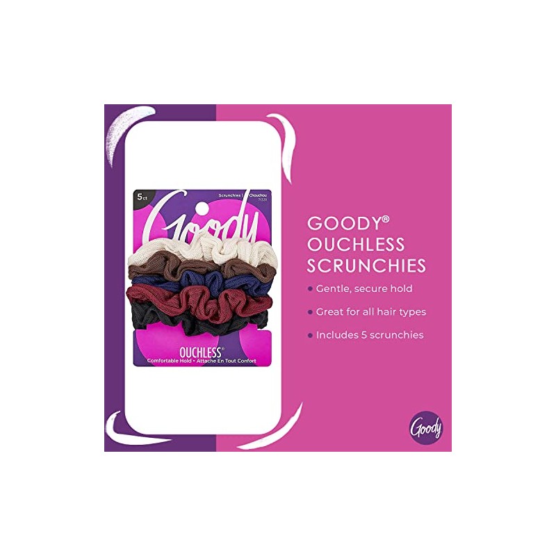 Goody 71331GDY Accesorio Ouchless Ribbed Twisters, 5 uds