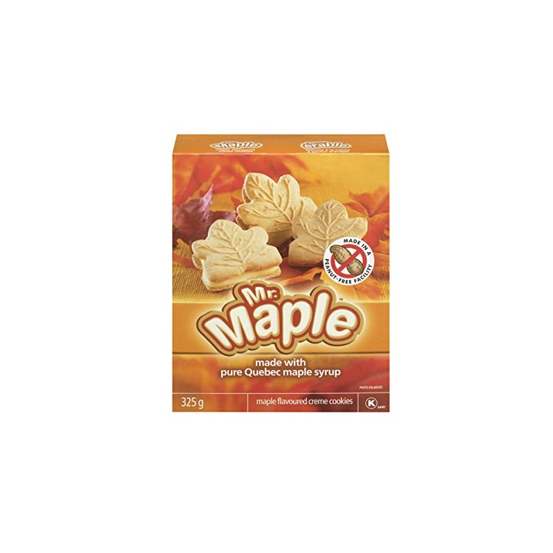 Mr. Maple Maple Flavoured Creme Cookies 325g - {Imported from