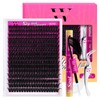 WLFRHD Eyelash Extensions, 320 Pieces, Lash Extension Set, 80D DIY