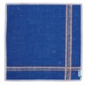 Yamamoto Hitoto Shoten Kichiseki Handkerchief Banded Blue [1169-A] Made in Japan Japanese Pattern Inbound Souvenir