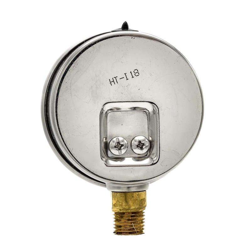 PIC Gauges PRO-201L-254J 0-500 PSI Pressure Gauge, 2 1/2" Dial,