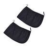 GRIRIW 2Pcs Stretchable Car Window Sunshades Breathable Mesh Screen for