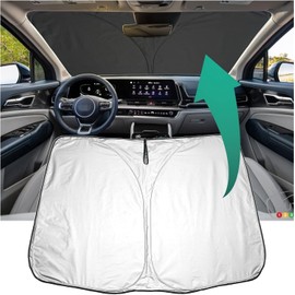 YEE PIN Proceed Xceed Sonnenschutz Auto kompatibel mit Kia Ceed Xceed Proceed gt 2019-2023 2024, Faltbare Auto Sonnenschirm Frontscheibe Windschutzscheibe UV Staub Schutz