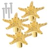 TEHAUX 4pcs Retro Drawer Pulls Stylish Furniture Handle Accessory for