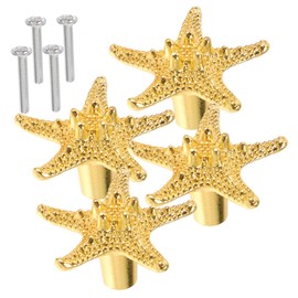 TEHAUX 4pcs Retro Drawer Pulls Stylish Furniture Handle Accessory for Cabinets Dressers and Wardrobes Unique Nautical Design for Home Decor