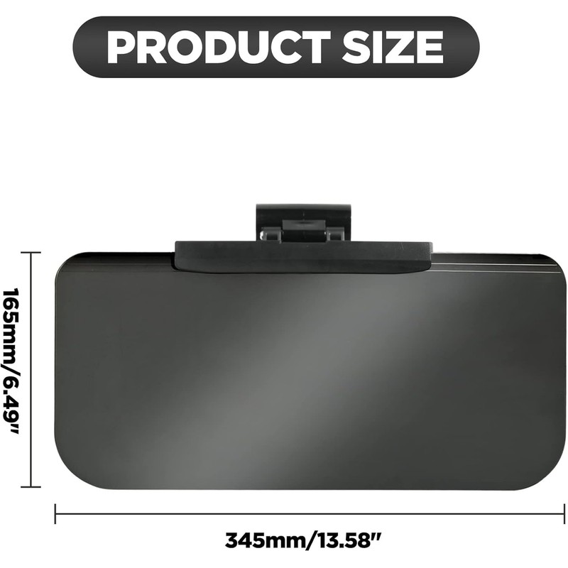 iolory Car Visor Extender,Car Visor Extender Sun Blocker,Universal Anti-Glare Polarized