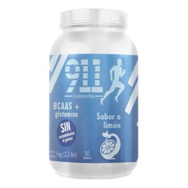 Aminoácidos Bcaasgluta 911 Suplements 1kg Varios Sabores                                                                                              