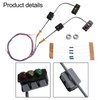 2PCS Model Railroad Train Signals, 3-Lights Block Signal HO Scale