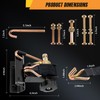 Ladder Rack Ratchet Straps, Truck Rack Straps, Lumber Rack Tie