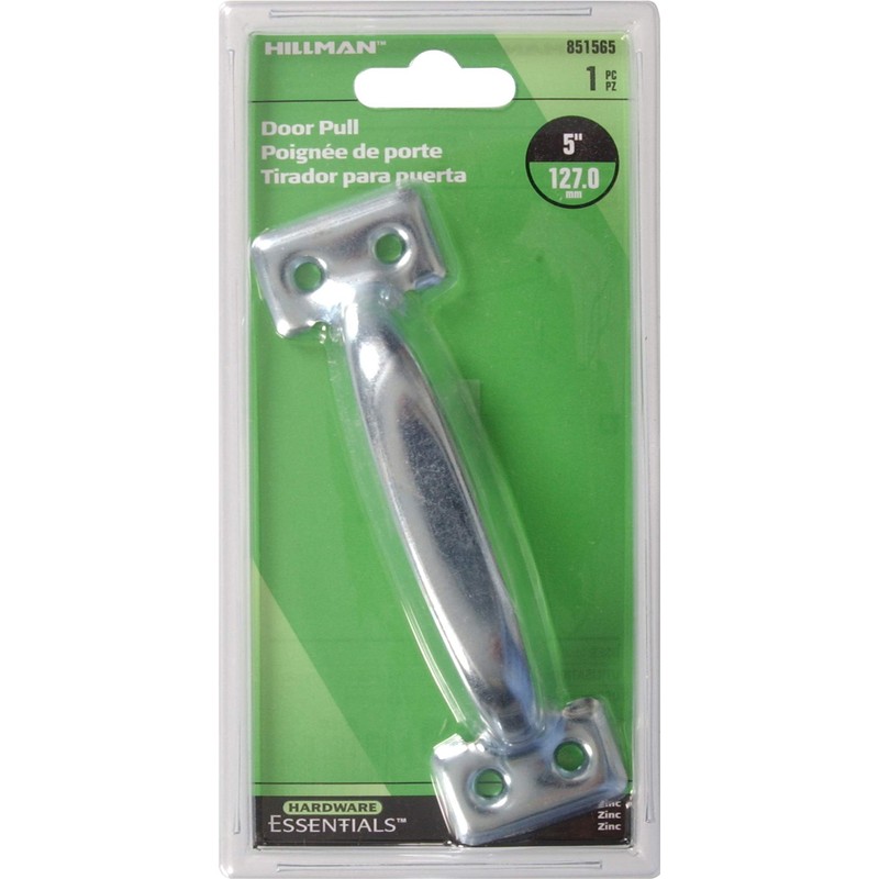 Hardware Essentials 851565 Utility Door Pull Zinc Plated 5-1/2'