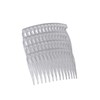 HD Novelty Set of 4 Tort Plain Hair Combs Slides