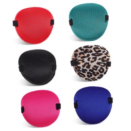 Mikinona 6pcs Single Eye Patches for Adults Comfortable Adjustable Soft Eye Mask for Sleeping