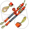 VULCAN Car Tie Down with Twisted Snap Hooks - 2
