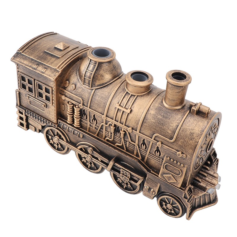Train Humidifier 300ml Retro Train Shape Aromatherapy Diffuser with Waterless