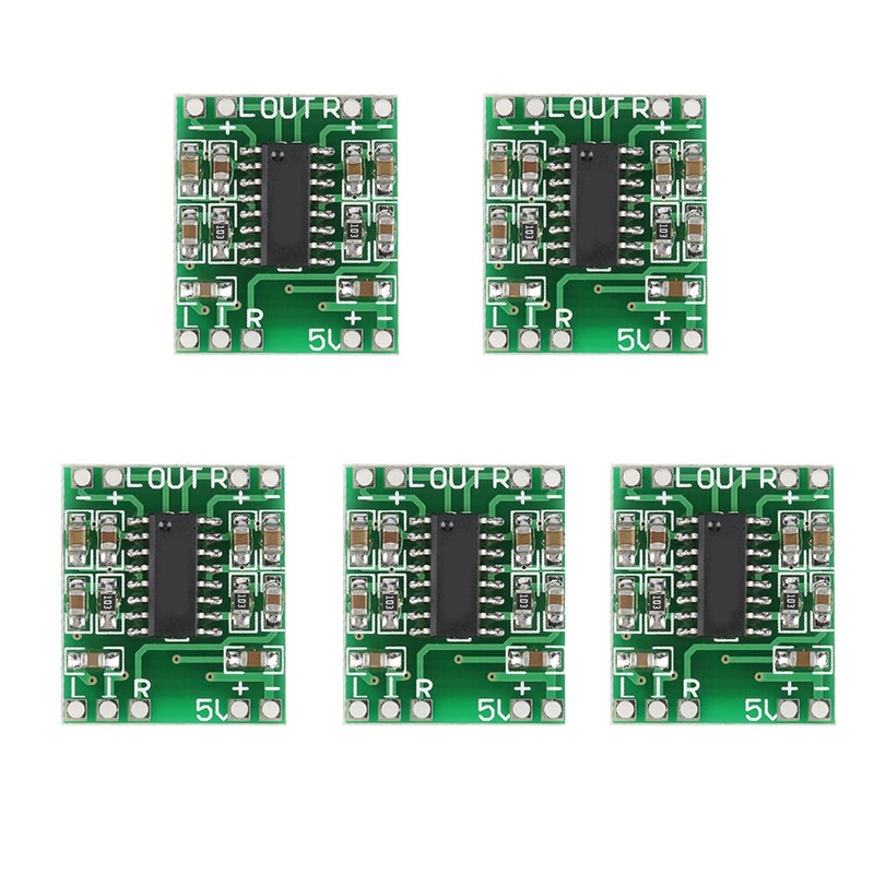 Dual Channel Power Amplifier, Audio Power Amplifier Module 2.5V-5.5V 3W+3W