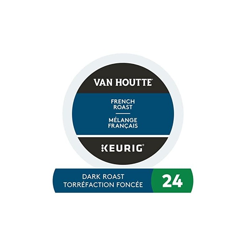 Van Houtte French Roast Single Serve K-cup Pods, 24 Count