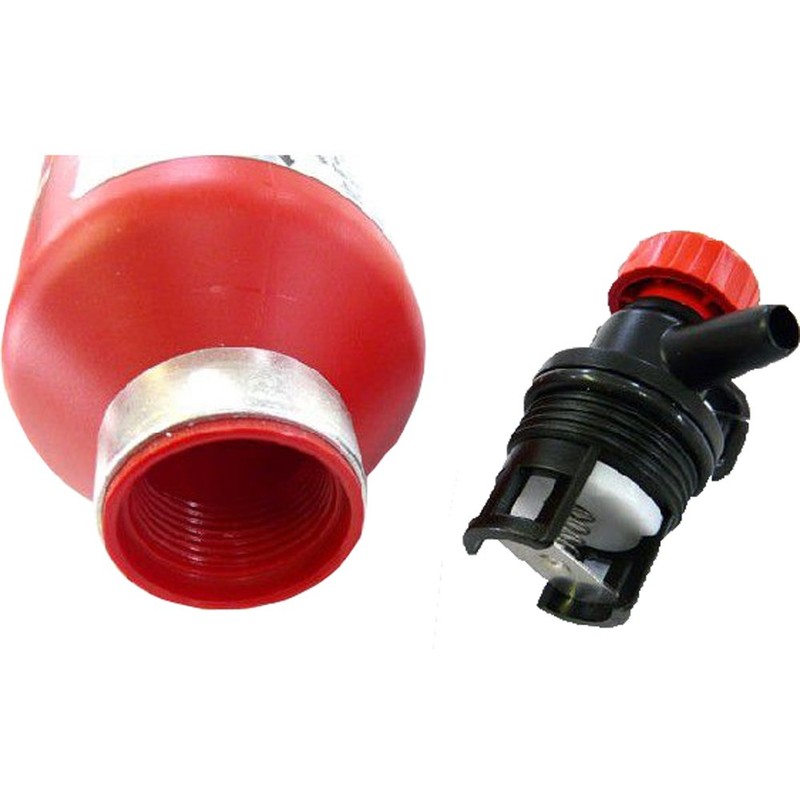 Trangia Fuel Bottle with Safety Valve, 0.5 L,Red