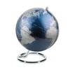 TROIKA Gagarin Mini Globe Diameter 13 cm Metallic Blue Seas